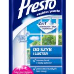 Ściereczki gospodarcze PRESTO, do szyb i luster, 30szt., białe