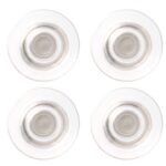 Magnesy do tablic NOBO Rare Earth, okrągłe, średnica 32mm, 4szt, transparentne