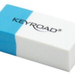 Gumka wielofunkcyjna KEYROAD Duo Eraser, pakowane na displayu, niebiesko-biała (opakowanie 30 szt.)
