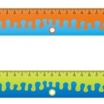 Linijka z uchwytem KEYROAD Coral, 30 cm, pakowane w display, mix kolorów (opakowanie 24 szt.)