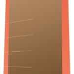 Clipboard DONAU Life, karton, A4, z klipsem, pomarańczowy