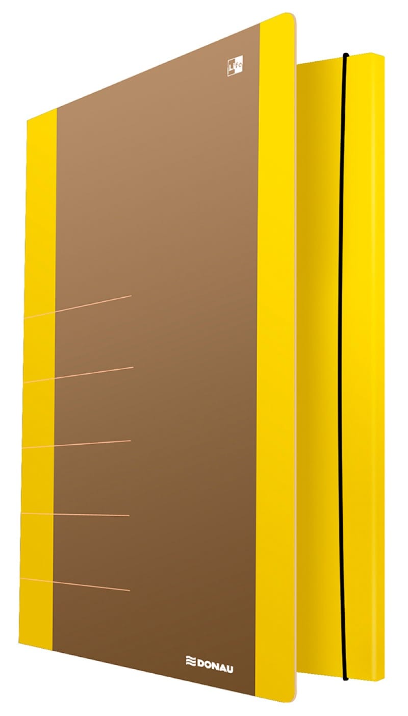 179026-172299-teczka_z_gumka_donau_life_karton_a4_500gsm_3-800w Teczka z gumką DONAU Life, Karton, A4, 500gsm, 3-skrz., żółty - obrazek 1