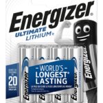 Bateria ENERGIZER Ultimate Lithium, AA, L91, 1,5V, 4szt.