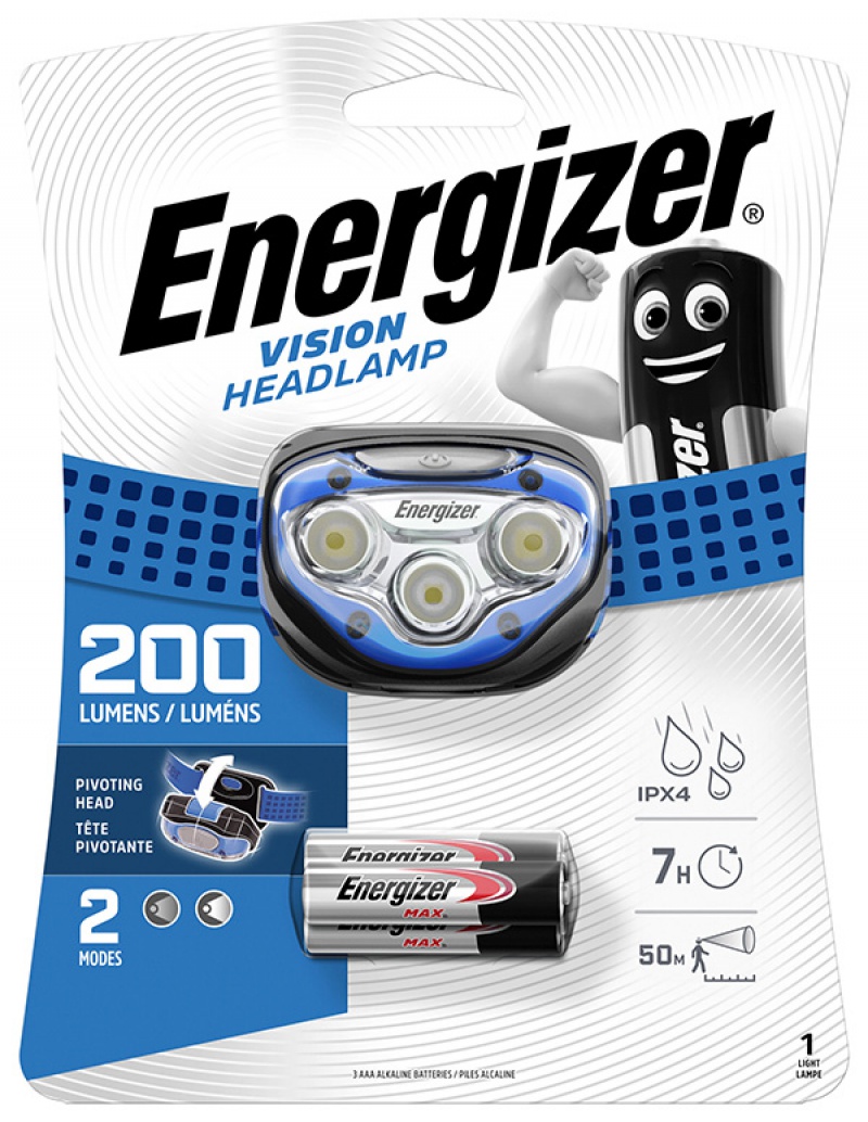 185427-24935-latarka_czolowa_energizer_headlight_vision_3s-800w Latarka czołowa ENERGIZER Headlight Vision + 3szt. baterii AAA, niebieska - obrazek 1