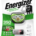 Latarka czołowa ENERGIZER Vision HD Plus Headlight + 3szt. baterii AAA, czarna