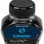 Atrament do piór SCHNEIDER, szklany kałamarz, 33ml, czarny