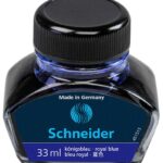 Atrament do piór SCHNEIDER, szklany kałamarz, 33ml, niebieski