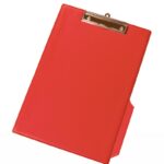 Clipboard Q-CONNECT deska, z klipsem, PVC, A4 czerwony