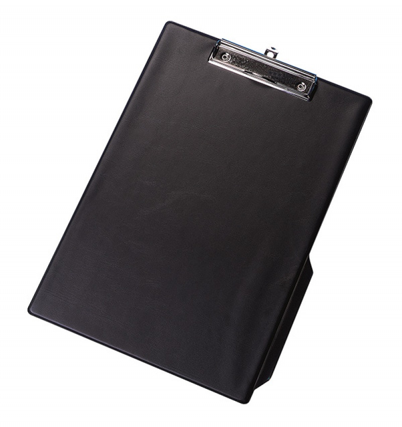 193730-16924-clipboard_q_connect_deska_z_klipsem_pvc_a4_cz-800w Clipboard Q-CONNECT deska, z klipsem, PVC, A4 czarny - obrazek 1