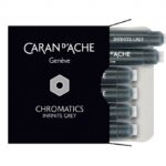 Naboje CARAN D'ACHE Chromatics Infinite Gray, 6szt., szare