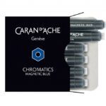 Naboje CARAN D'ACHE Chromatics Magnetic Blue, 6szt., jasnoniebieskie