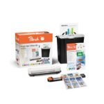 Zestaw 4 w 1 PEACH PBP220, niszczarka, laminator, trymer oraz folia do laminowania