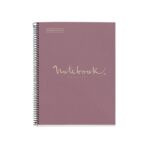Kołonotatnik MIQUELRIUS NB-1 Emotions, A4, w kratkę, 80 kart., 80g, ekolawendowy