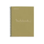 Kołonotatnik MIQUELRIUS NB-1 Emotions, A4, w kratkę, 80 kart., 80g, ekozielony