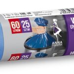 Worki na śmieci uniwersalne ANNA ZARADNA, 60l, 25szt., niebieskie