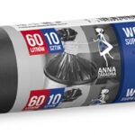 Worki na śmieci ANNA ZARADNA, supermocne, 60 l, 10 szt., czarny