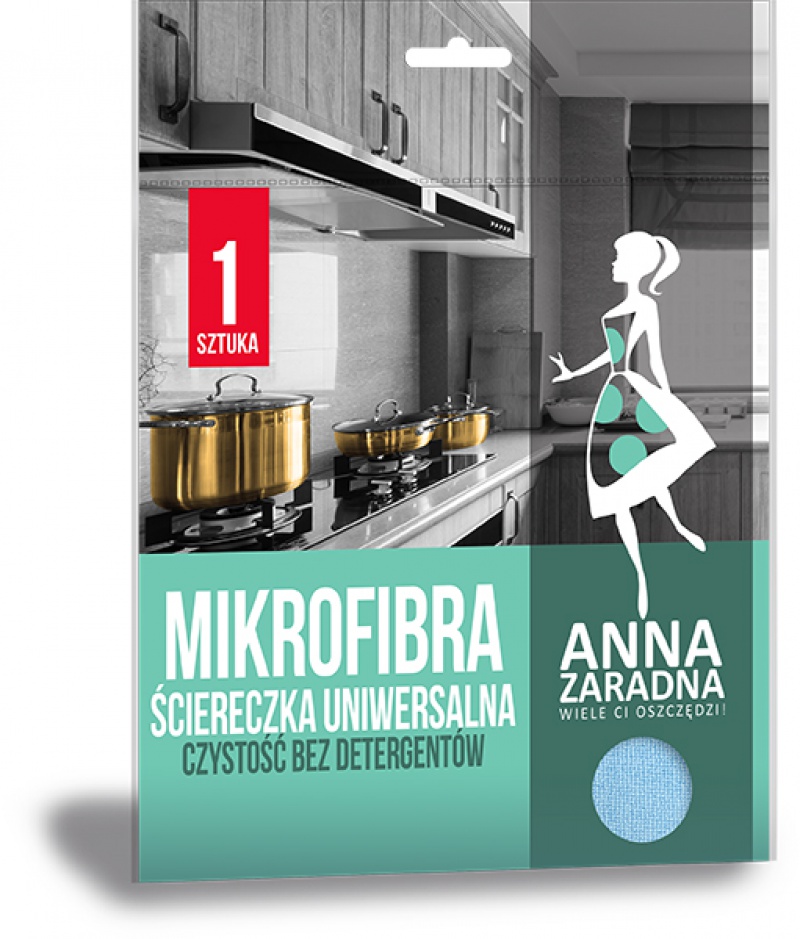 237509-219978-mikrofibra_anna_zaradna_sciereczka_uniwersal-800w Mikrofibra ściereczka uniwersalna, ANNA ZARADNA, 1 szt., niebieski - obrazek 1