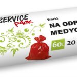 Worki na odpady medyczne STELLA, LDPE, 60 l, 20 szt.