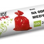 Worki na odpady medyczne STELLA, LDPE, 120 l, 20 szt.