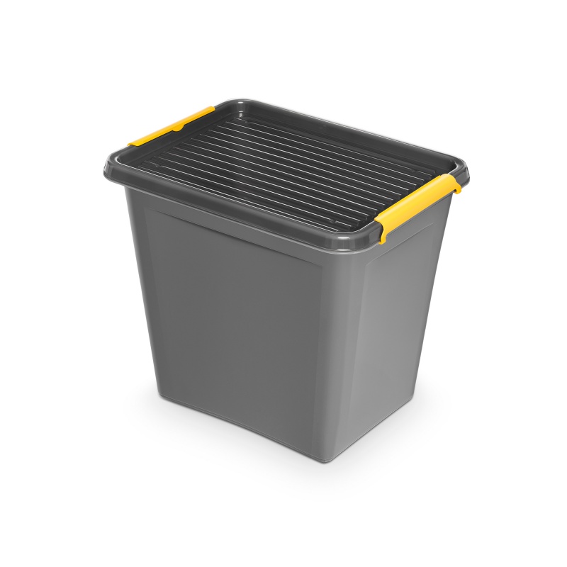 238543-220630-pojemnik_do_przechowywania_orplast_solidstor-800w Pojemnik do przechowywania MOXOM, Solidstore box, 30l, szary - obrazek 1