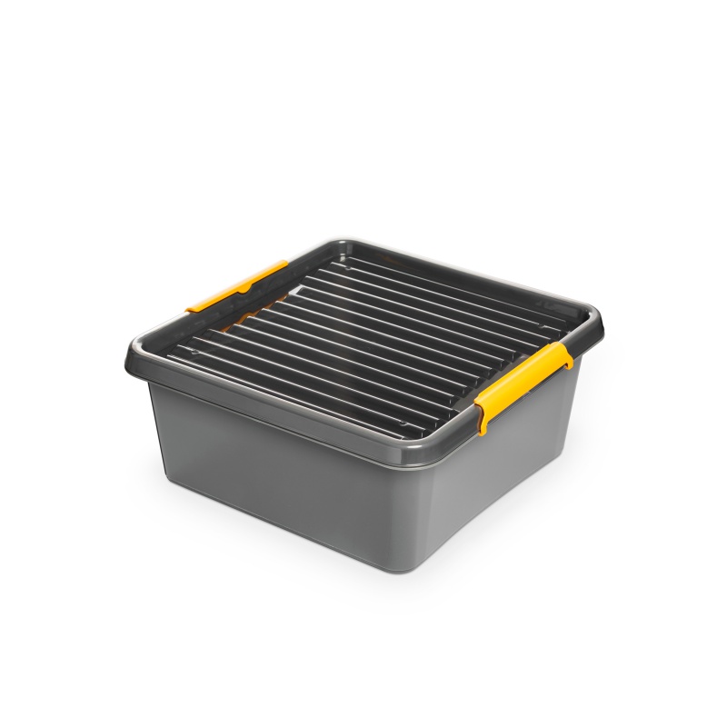 238546-220633-pojemnik_do_przechowywania_orplast_solidstor-800w Pojemnik do przechowywania MOXOM, Solidstore box, 18l, szary - obrazek 1