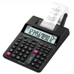 Kalkulator drukujący CASIO HR-150RCE, z zasilaczem, 12-cyfrowy, 165x295mm, czarny