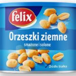 Orzeszki ziemne, FELIX, puszka, 140 g, solone (opakowanie 12 szt.)