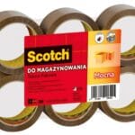 Taśma pakowa do magazynowania SCOTCH® (309 BRW), mocna, 50mm, 66m, brązowa (opakowanie 6 szt.)