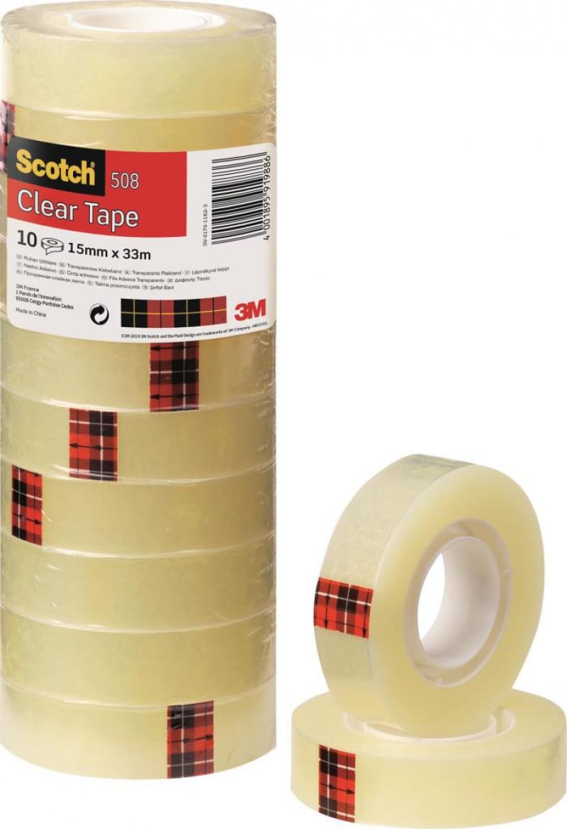245544-202226-tasma_biurowa_ekonomiczna_scotch_508_15mm_33-800w Taśma biurowa ekonomiczna SCOTCH® (508), 15mm, 33m, 10szt., transparentny żółty - obrazek 1