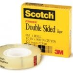 Taśma biurowa, dwustronna SCOTCH® (665), 12mm, 22,8m