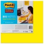 Karteczki samoprzylepne POST-IT® Super Sticky Big Notes (BN11 -EU), 280x280mm,1x30 kart., żółte