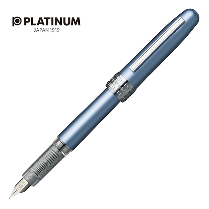 247457-225173-pioro_wieczne_platinum_plaisir_frosty_blue_f-800w Pióro wieczne Platinum Plaisir Frosty Blue, F, niebieskie metaliczne - obrazek 1