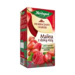 Herbata HERBAPOL Herbaciany Ogród, 20 torebek, malina z dziką różą