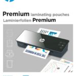 Folie laminacyjne HP PREMIUM, A4, 125 mic, 100 szt., przezroczyste/połysk