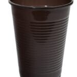 Kubek plastikowy OFFICE PRODUCTS, termiczny, 200ml, 100 szt., brązowy