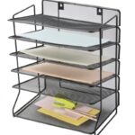 Sorter na dokumenty Q-CONNECT Office Set, metalowy, 6 półek, czarny