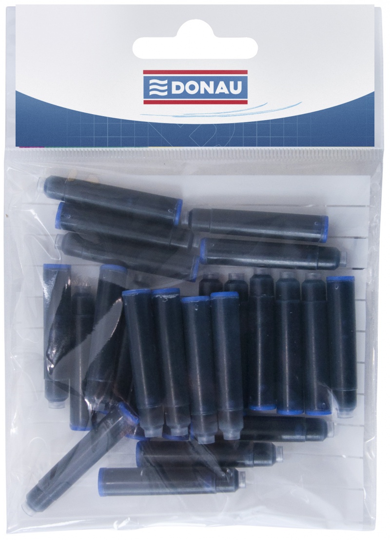 252726-20542-naboje_do_pior_donau_w_zawieszce_25szt_-800w Naboje do piór DONAU, w zawieszce, 25szt. - obrazek 1