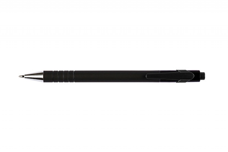 253379-17139-dlugopis_automatyczny_q_connect_lambda_0_7mm_-800w Długopis automatyczny Q-CONNECT LAMBDA, 0,7mm, czarny - obrazek 1