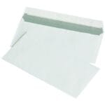 Koperty z taśmą silikonową OFFICE PRODUCTS, HK, DL, 110x220mm, 80gsm, 1000szt., białe