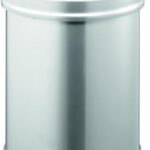 Kosz na śmieci, 15l, z pokrywą, metaliczny
