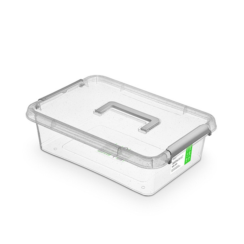 259144-234394-pojemnik_antybakteryjny_orplast_antibacteria-800w Pojemnik antybakteryjny MOXOM Antibacterial, z rączką, 8,5l, (390 x 290 x 110mm), transparentny - obrazek 1