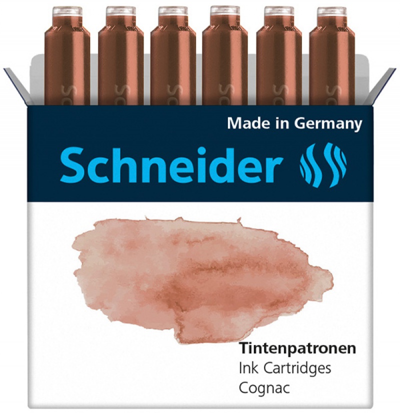 259545-234506-naboje_do_pior_schneider_6_szt_cognac_ciemno-800w Naboje do piór SCHNEIDER, 6 szt., cognac / ciemnobrązowy - obrazek 1