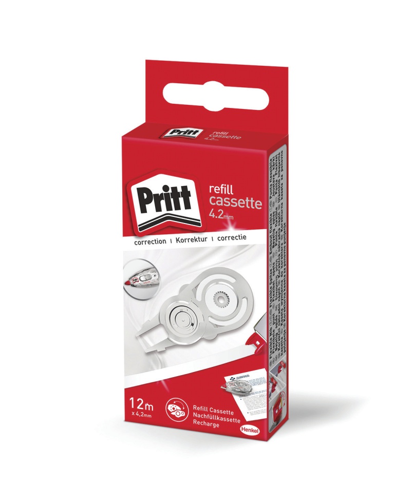 260687-235584-kopia_kaseta_wymienna_do_korektora_w_tasmie_-800w Kaseta wymienna do korektora w taśmie PRITT REFILL CASSETTE, 4,2mm x 12m, pudełko, zawieszka - obrazek 1