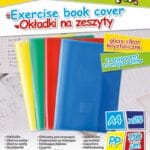 Okładka na zeszyt GIMBOO, krystaliczna, A4, 150mikr., mix kolorów (opakowanie 25 szt.)