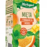 Herbata HERBAPOL Zielnik Polski, mięta z pomarańczą i mango, 20 torebek