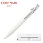 Pióro kulkowe CARAN D'ACHE 849, w pudełku, białe