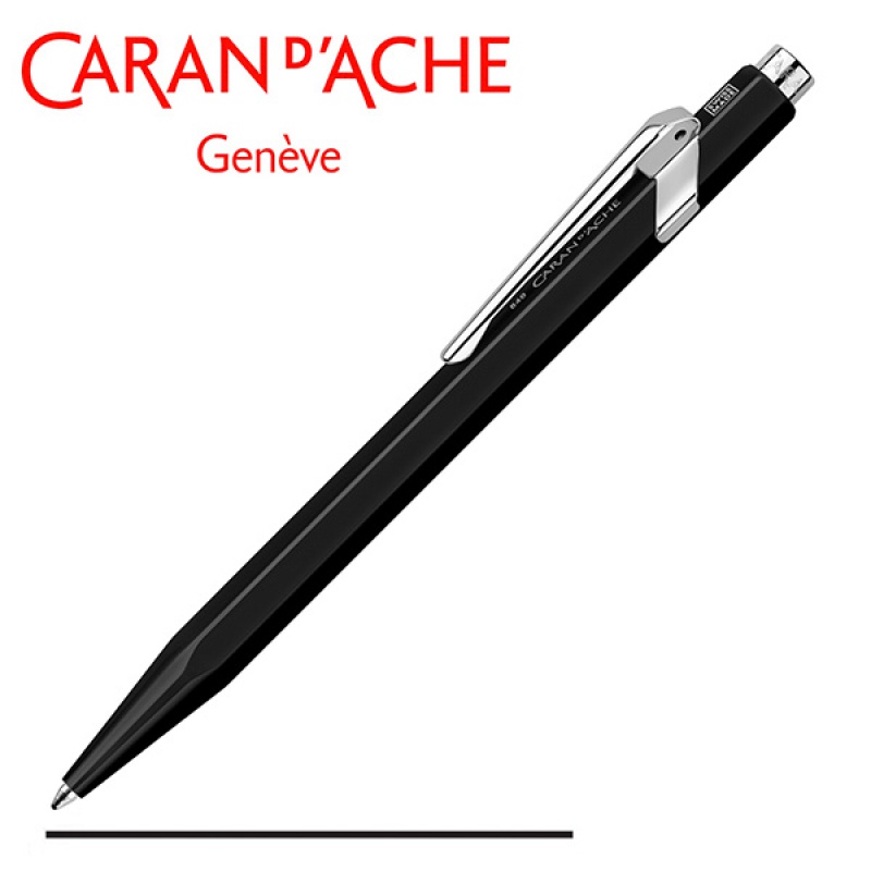 274047-257821-dlugopis_caran_d_ache_849_classic_line_m_cza-800w Długopis CARAN D'ACHE 849 Classic Line, M, czarny z czarnym wkładem - obrazek 1