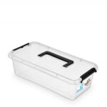 Pojemnik do przechowywania MOXOM Simple box, 6l, z rączką, transparentny