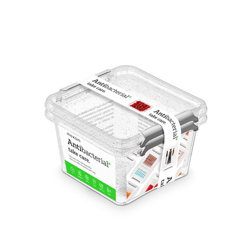 276284-266084-zestaw_pojemnikow_antybakteryjnych_orplast_a-800w Zestaw pojemników antybakteryjnych MOXOM Antibacterial, 2x1,15l, transparentny - obrazek 1