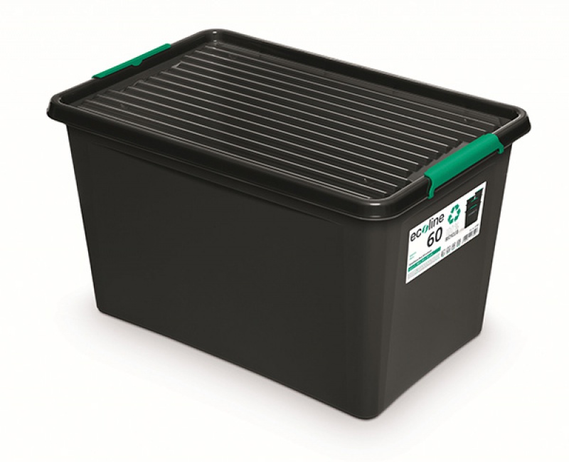 276291-266092-pojemnik_do_przechowywania_orplast_ecoline_b-800w Pojemnik do przechowywania MOXOM EcoLine Box, 60l, na kółkach, czarny - obrazek 1